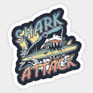 Shark Attack Sticker